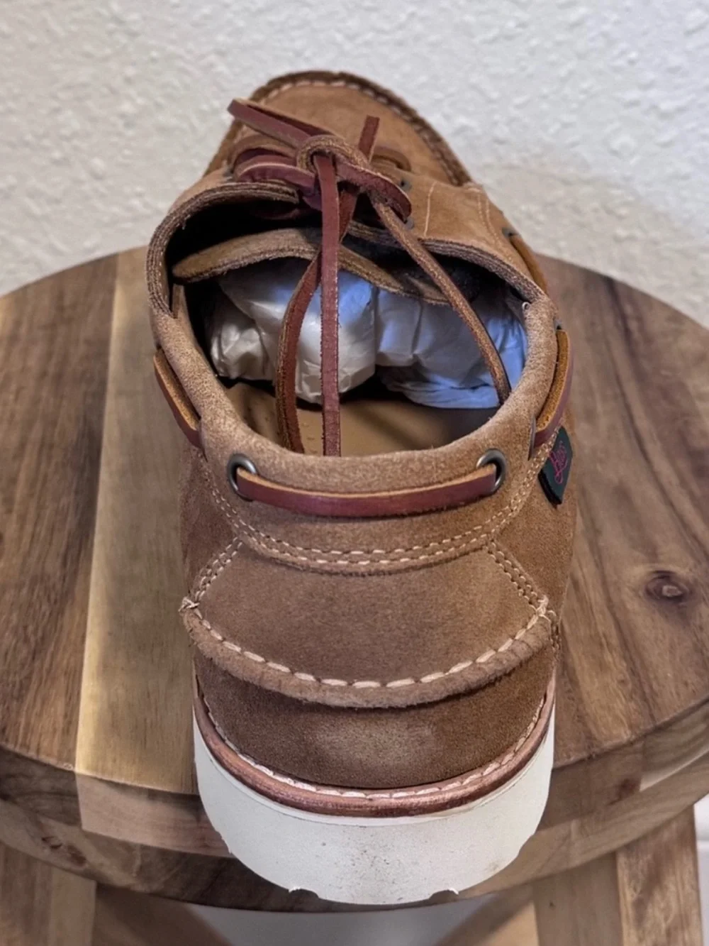 G.H. Bass NIB Ranger Camp Moc Suede Brown Shoes Men’s Size UK11 New In Box